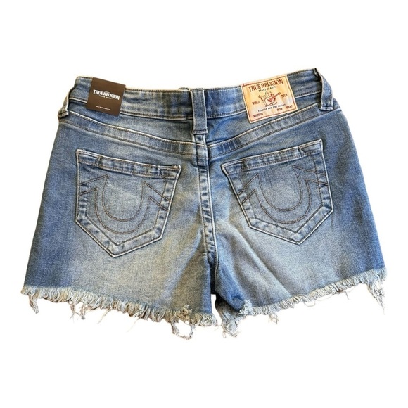 True Religion MAISIE High Rise Short NWT - Picture 4 of 5
